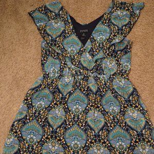 Business Casual Patterned Dress